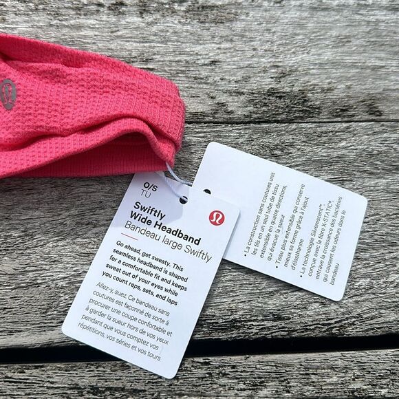 Lululemon Women's Swiftly Wide Headband Lip Gloss NWT‎ - Picture 5 of 6